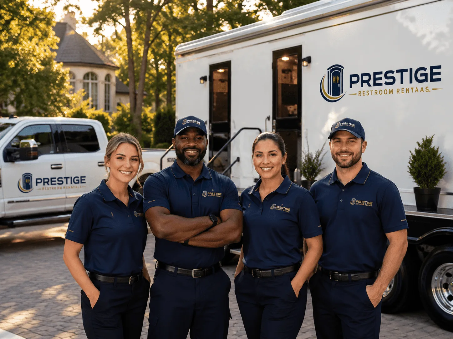 Trusted Luxury Portable Restrooms company in Roanoke, AL